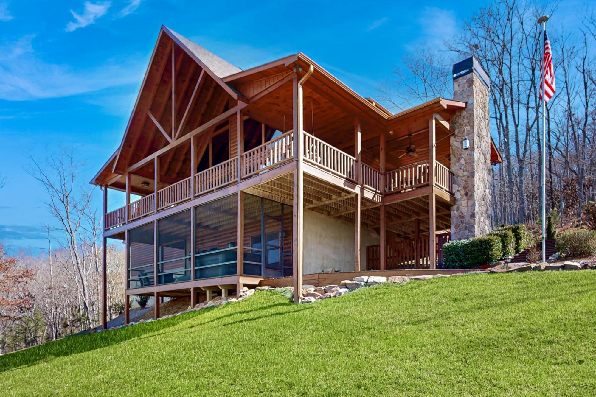 Bougie Bear Cabin Morganton Экстерьер фото